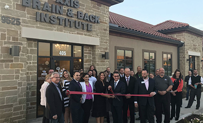 grand opening of axis brain and back
